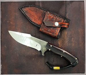 JN Coltello fighter fatto a mano T32c